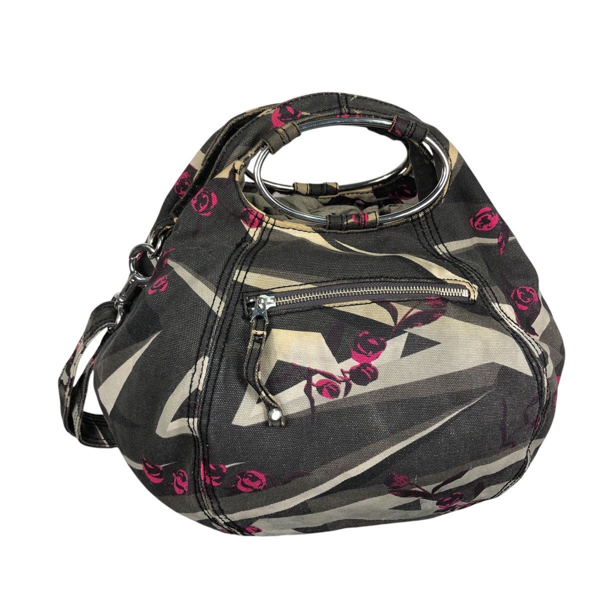 Diesel × Diesel Black Gold × Japanese Brand 📌Handbag/Shoulder Bag Diesel Over Print Design Size ONE SIZE - 7 Thumbnail