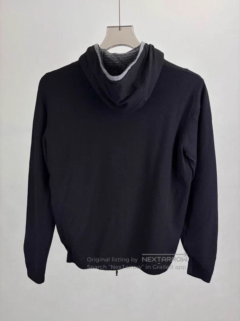 Fendi Fendi Black lining all-over print wool zipper jacket Size US L / EU 52-54 / 3 - 2 Thumbnail