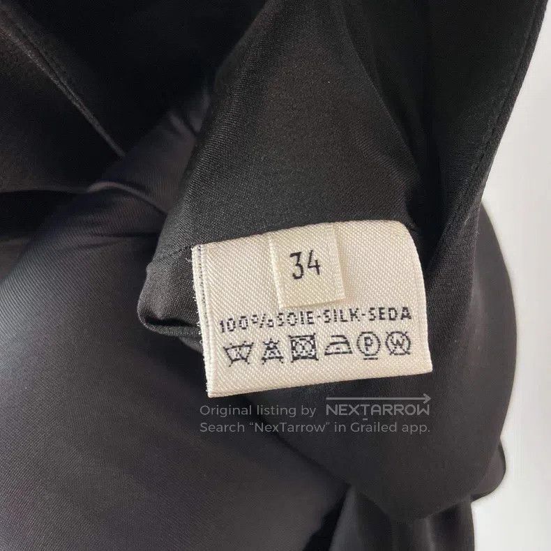 Hermes Hermes Silk Black Dress Size XXS / US 00 / IT 34 - 6 Thumbnail