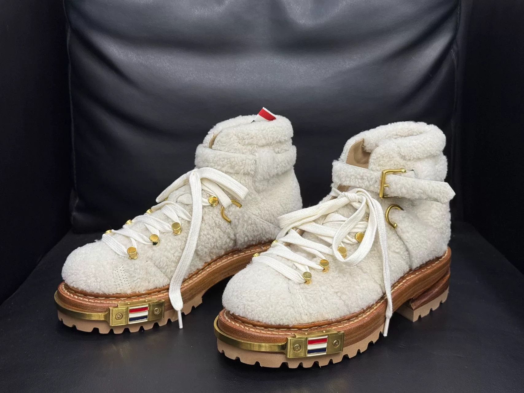 Thom Browne Thom Browne Shearling Ankle Boots Size US 5 / IT 35 - 1 Thumbnail