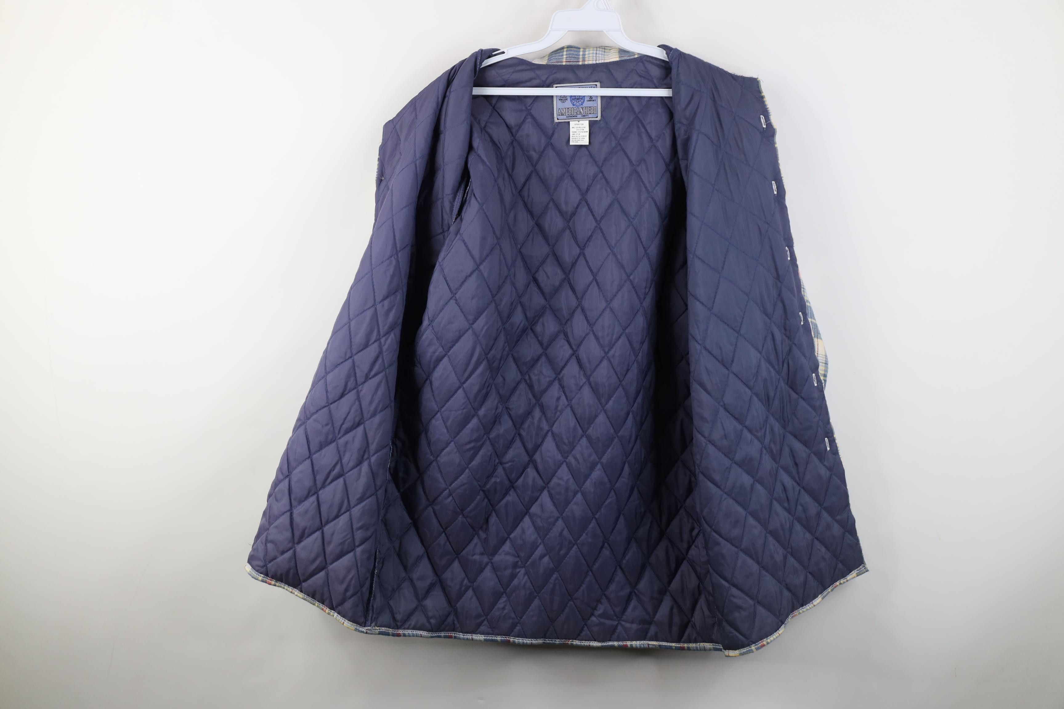 Vintage Deadstock Vintage 90s Streetwear Flannel Button Shirt Jacket Size US M / EU 48-50 / 2 - 8 Thumbnail