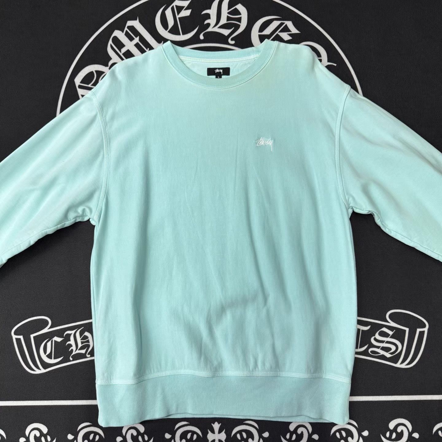 Stussy Stussy Light Blue Vintage American Style Hoodie Q10 Size US L / EU 52-54 / 3 - 1 Thumbnail