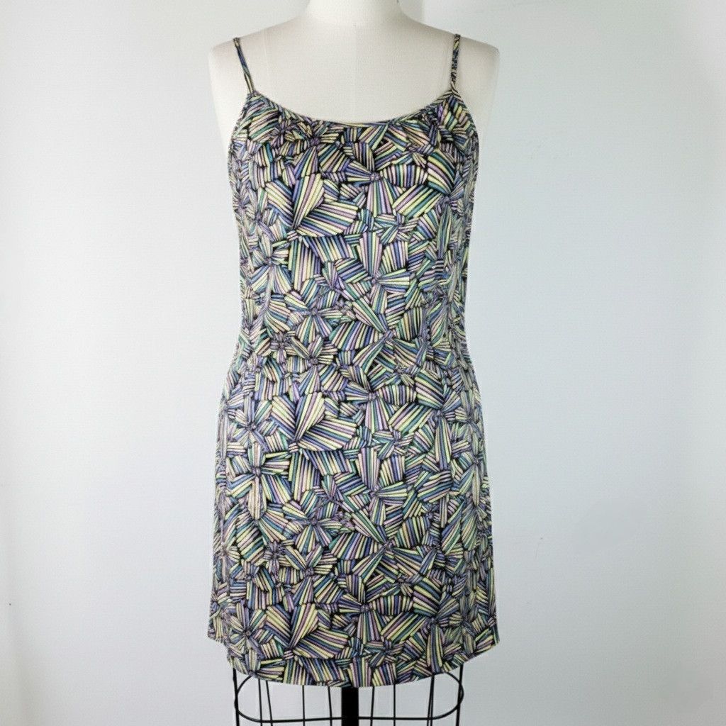 Marc Jacobs Size M Dress Abstract Floral Spaghetti Strap