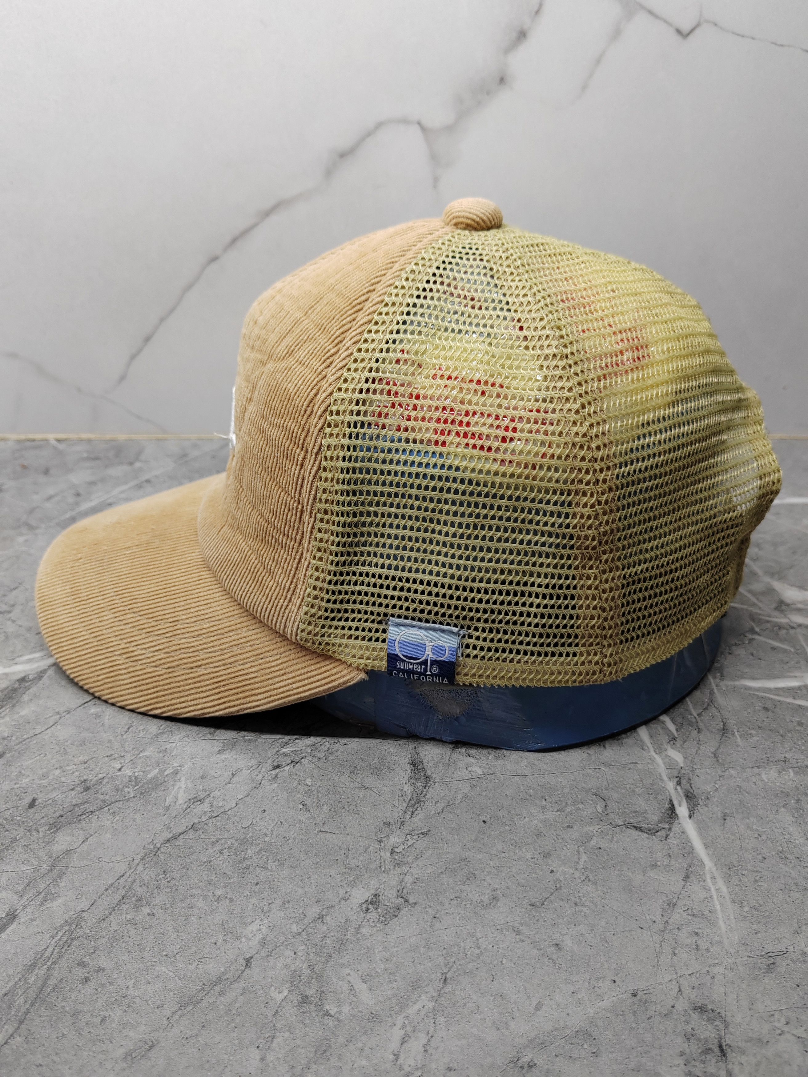 Ocean Pacific × Vintage Vintage Ocean Pacific Corduroy Trucker Hat Cap Size ONE SIZE - 4 Thumbnail