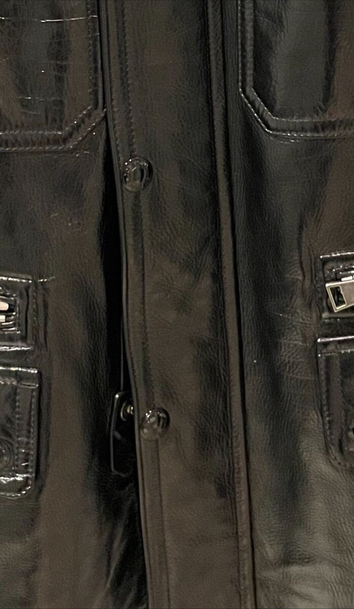 Tom Ford 📍8K VALUE📍 Leather Cargo Biker Fight Blazer Jacket Size US L / EU 52-54 / 3 - 3 Thumbnail