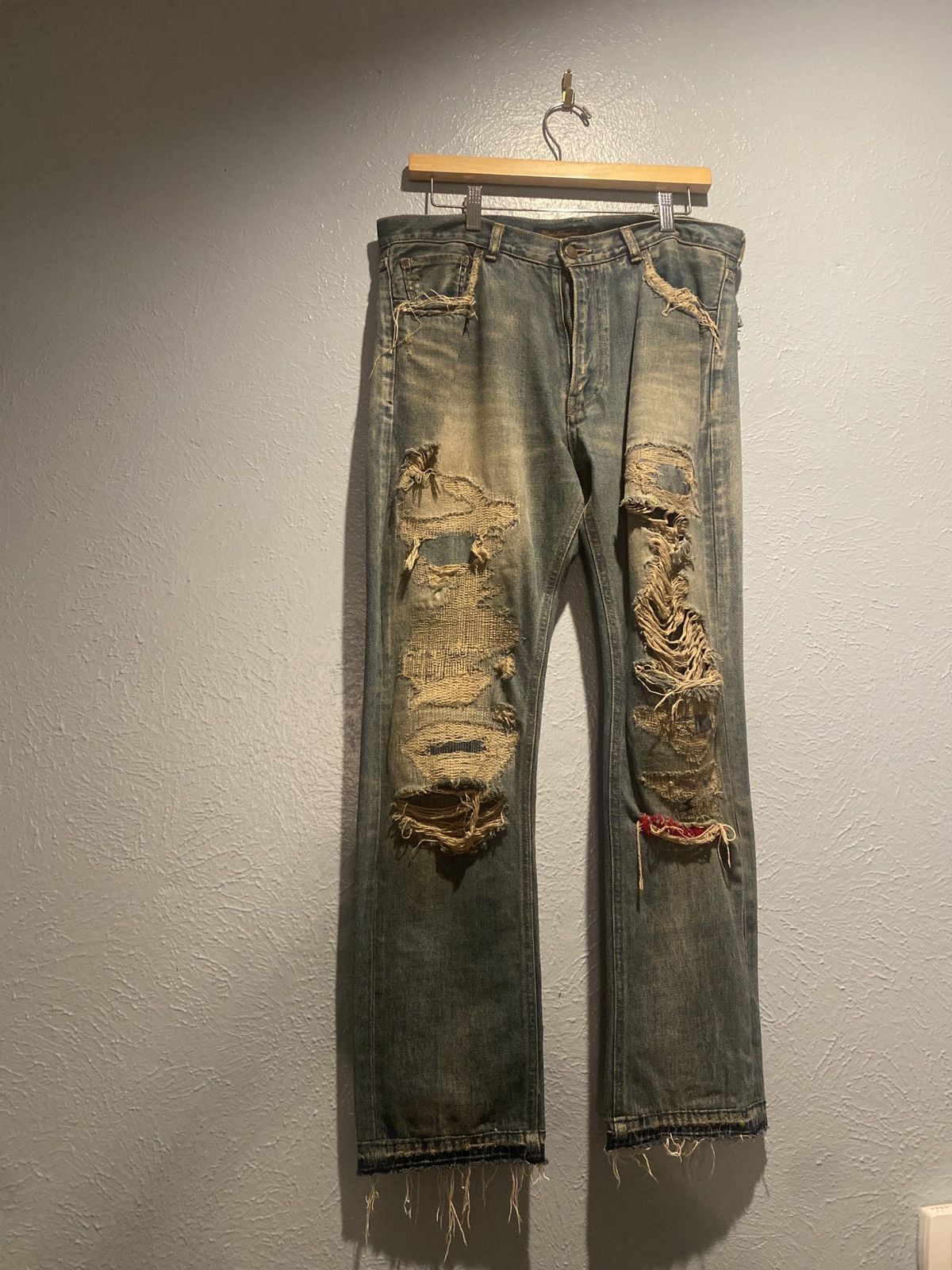 Jun Takahashi × Undercover Undercover 68 Blue Yarn Denim Size 4