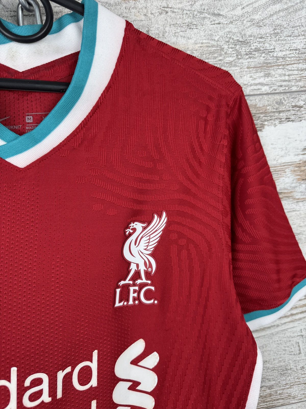 Nike Mens Vintage Nike FC Liverpool soccer jersey T-shirt tee Size US M / EU 48-50 / 2 - 7 Thumbnail