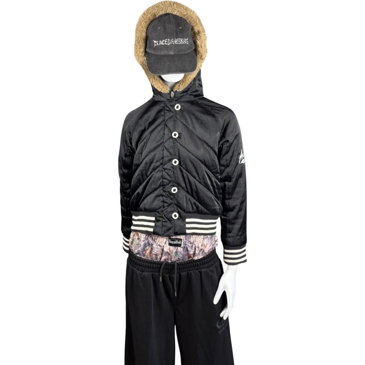Adidas Vintage Y2K 90s Adidas Japanese Bomber Jacket Size S / US 4 / IT 40 - 1 Thumbnail