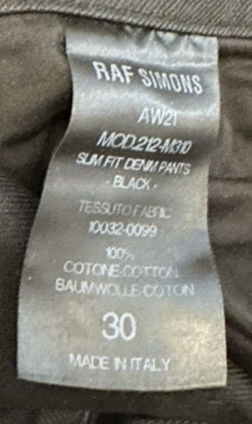 Raf Simons Raf Simons AW21 Black Denim Jeans Size US 30 / EU 46 - 5 Thumbnail