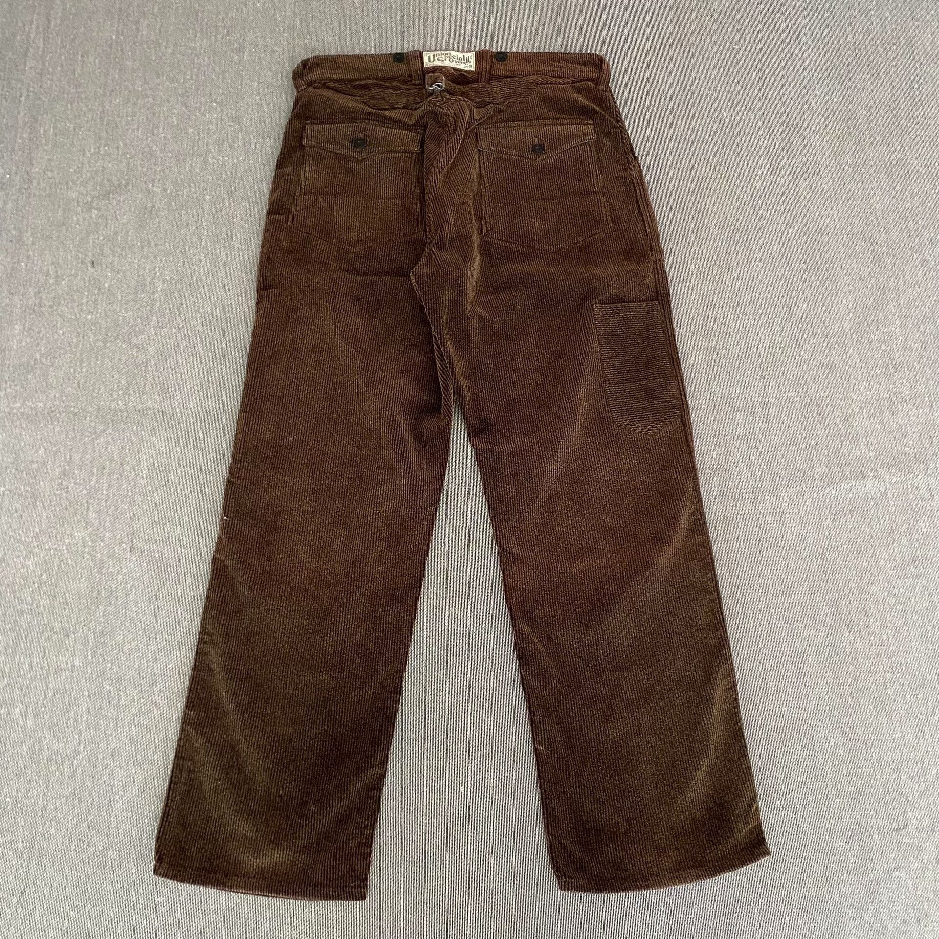 Freewheelers Freewheelers gers Brown Corduroy Work Pants Size US 36 / EU 52 - 3 Thumbnail