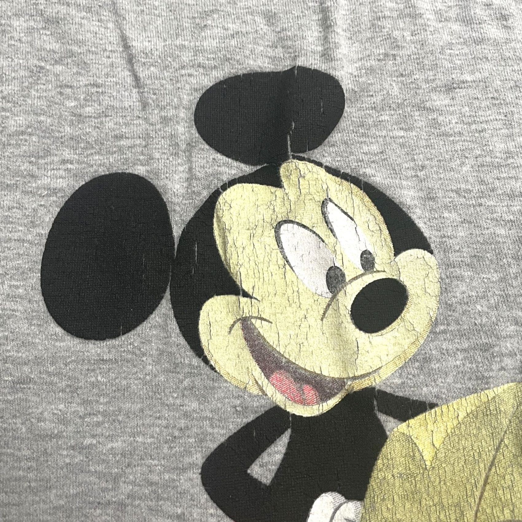 Disney Disney Mickey Mouse Vintage Graphic T-Shirt Mens XL Gray Crew Neck Casual Tee Size US XL / EU 56 / 4 - 3 Thumbnail