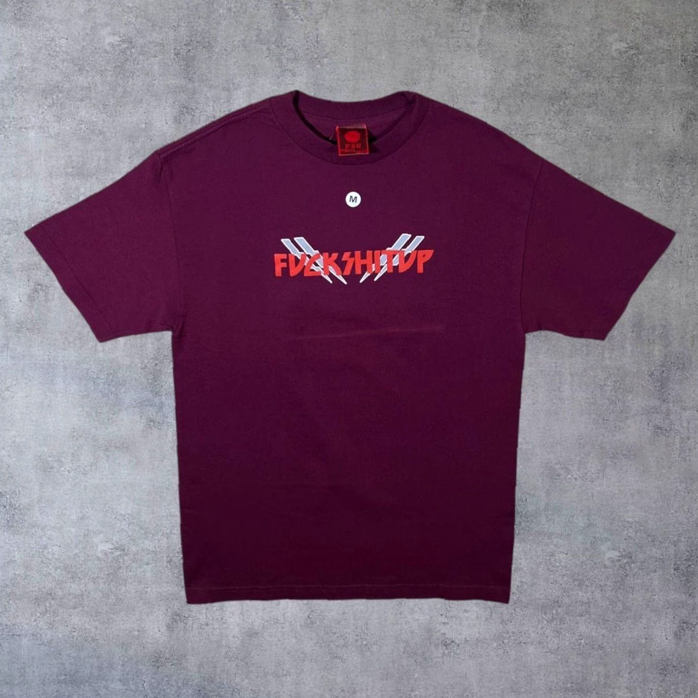 Vintage DOPE Early 00’s FSU F**K S**T Up Lightning Bolt Skater Graphic T-Shirt Medium Mens Red Size US M / EU 48-50 / 2 - 2 Thumbnail