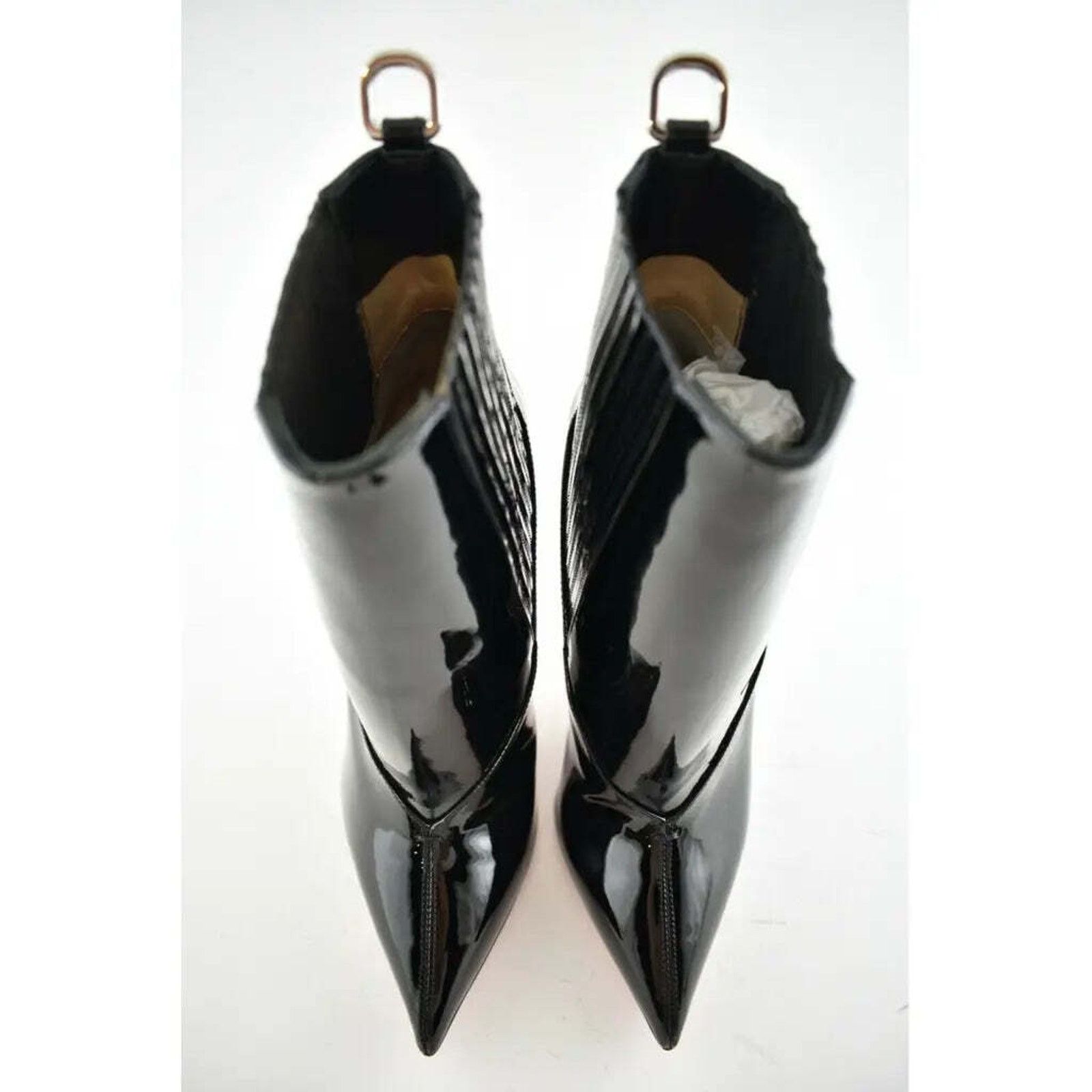 Christian Louboutin Christian Louboutin Epic Boot 100 Black Patent Stiletto Heel Size US 6 / IT 36 - 7 Thumbnail