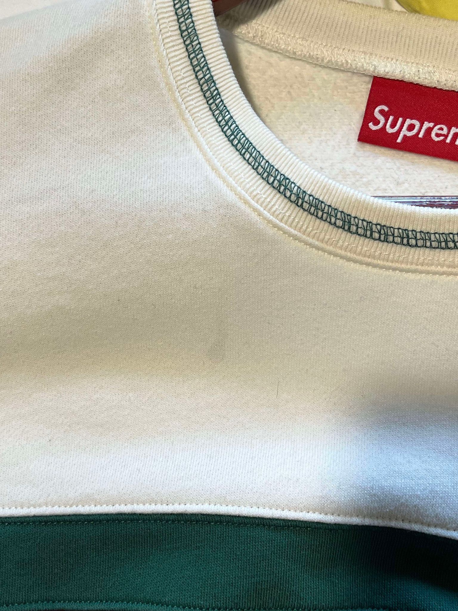 Supreme Supreme Center Stripe Crewneck Size US L / EU 52-54 / 3 - 11 Thumbnail
