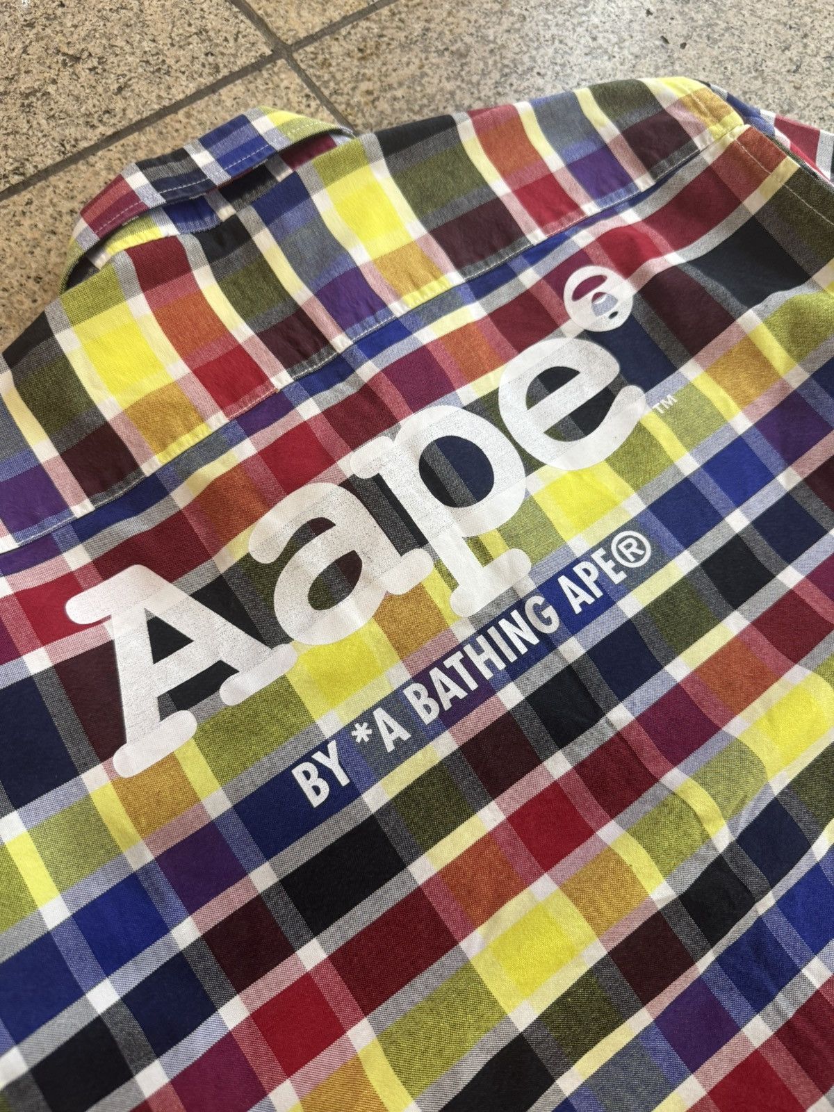 Aape Aape plaid short-sleeved shirt Size US XL / EU 56 / 4 - 13 Thumbnail