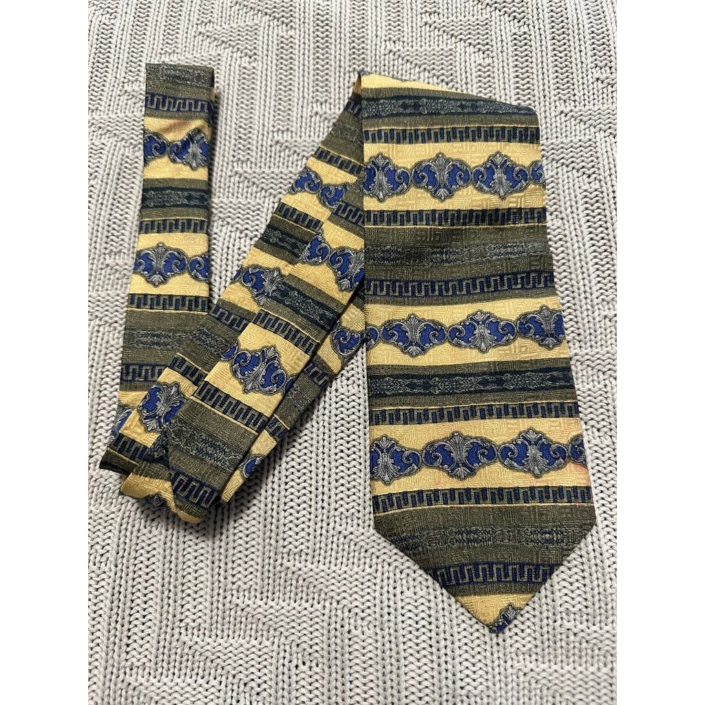 Vintage Cape Cod green striped silk tie Size ONE SIZE - 1 Thumbnail