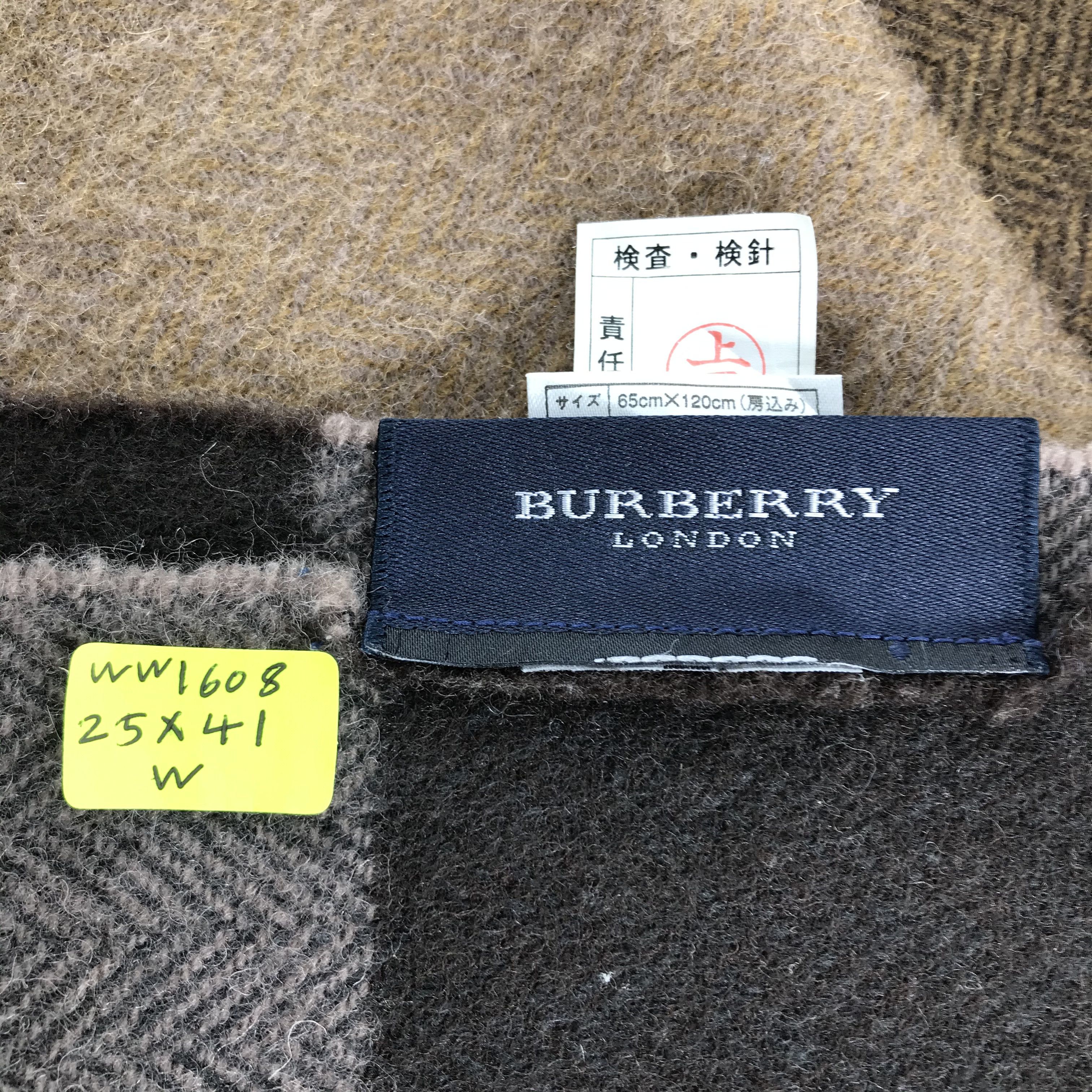 Burberry × Vintage Burberry Scarf / Muffler / Neckwear - WW1608 Size ONE SIZE - 5 Thumbnail