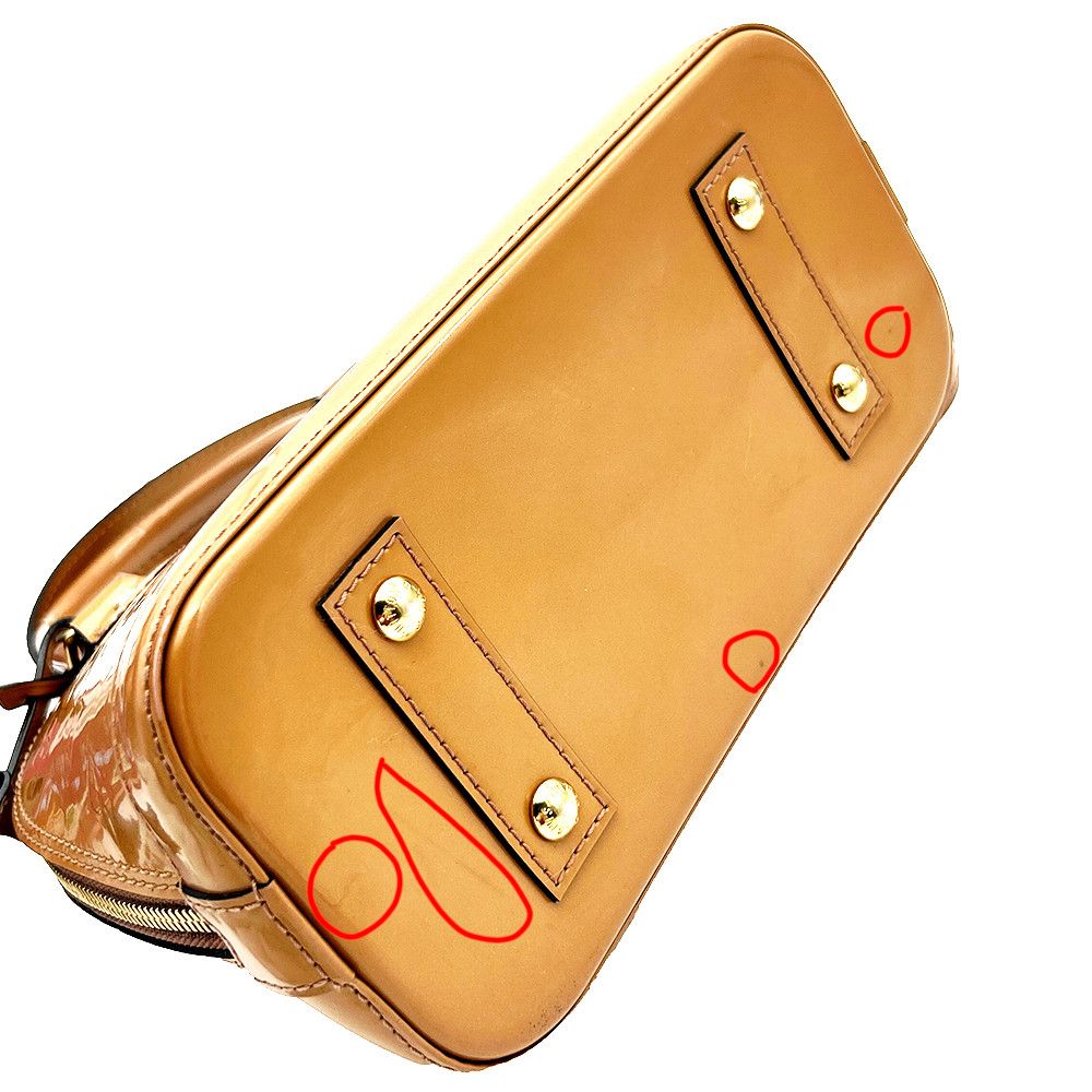 Louis Vuitton Louis Vuitton Monogram Vernis Alma BB Brown Size ONE SIZE - 6 Thumbnail