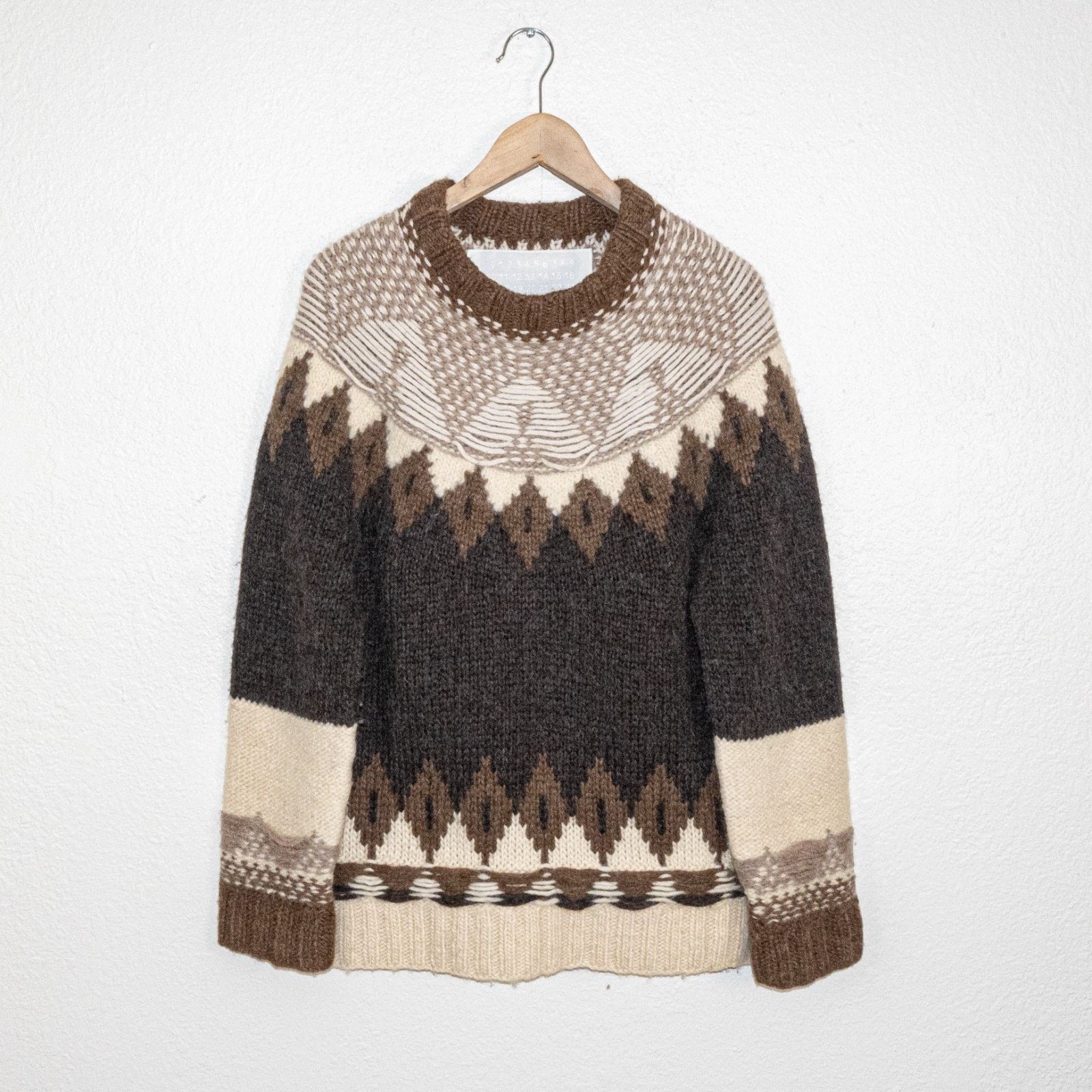 Maison Martin Margiela x H&M Sweater Fair Isle Wool Alpaca
