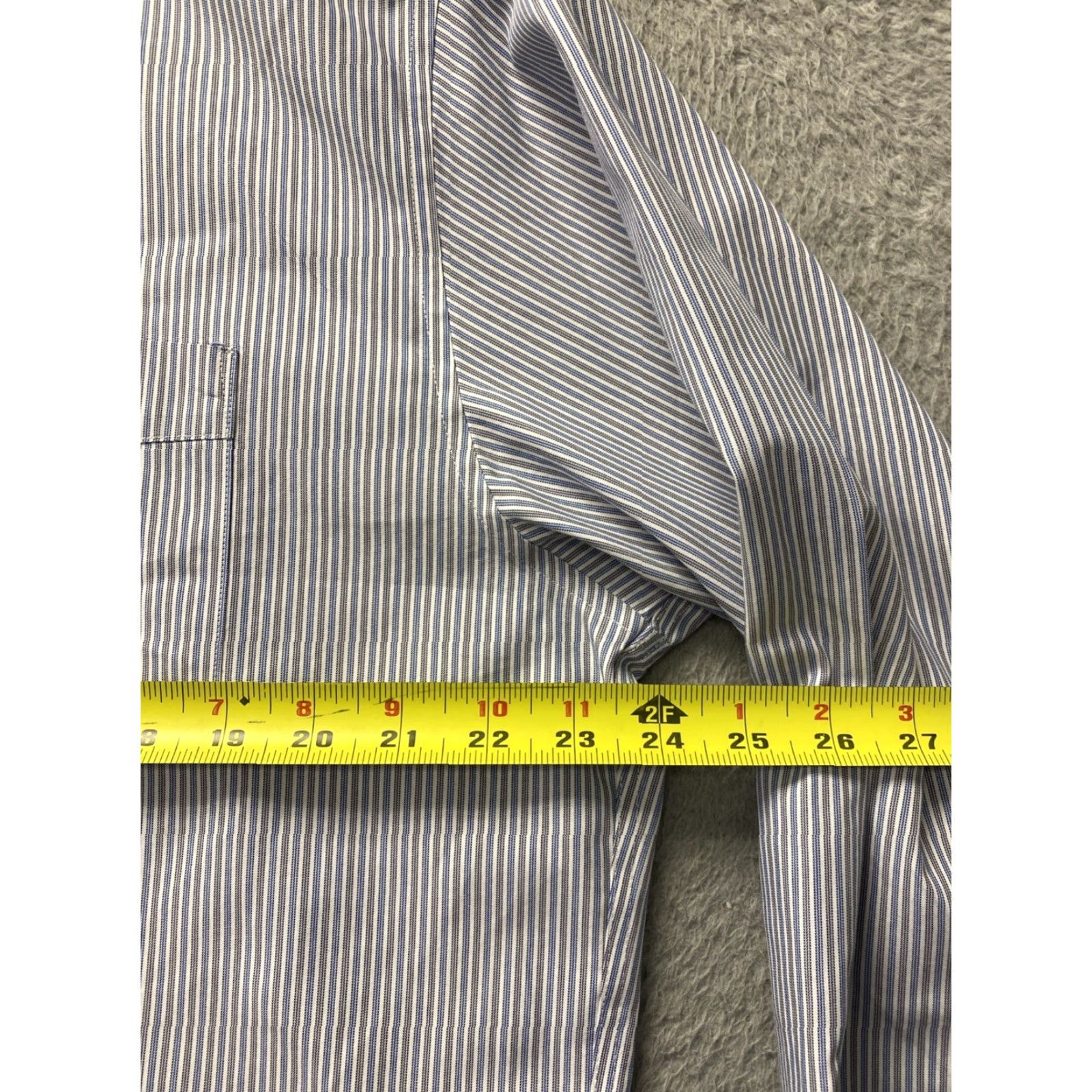 Eddie Bauer VINTAGE Eddie Bauer Men's Button Shirt XLT Gray Striped Casual Workwear 90s Mens Size US XL / EU 56 / 4 - 5 Thumbnail