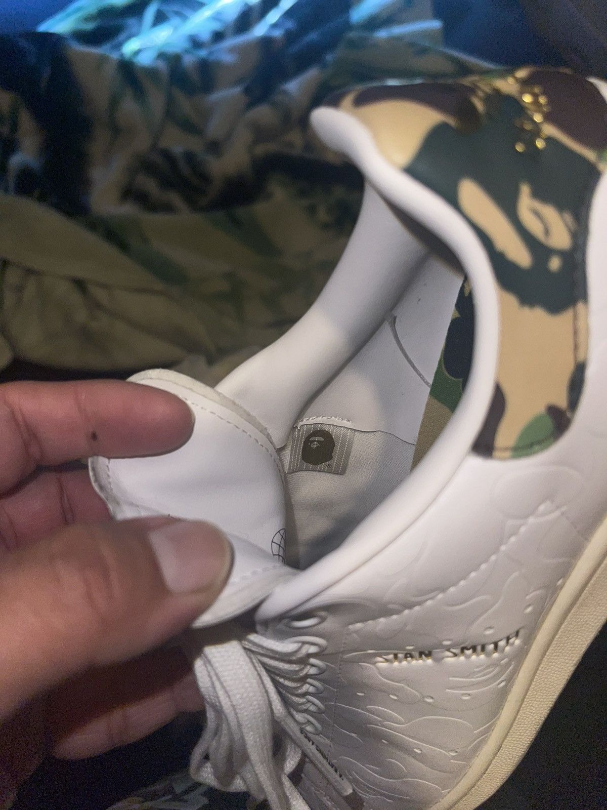 Adidas × Bape Bape x Stan Smith 30th Anniversary White (7.5) Size US 7.5 / EU 40-41 - 10 Thumbnail