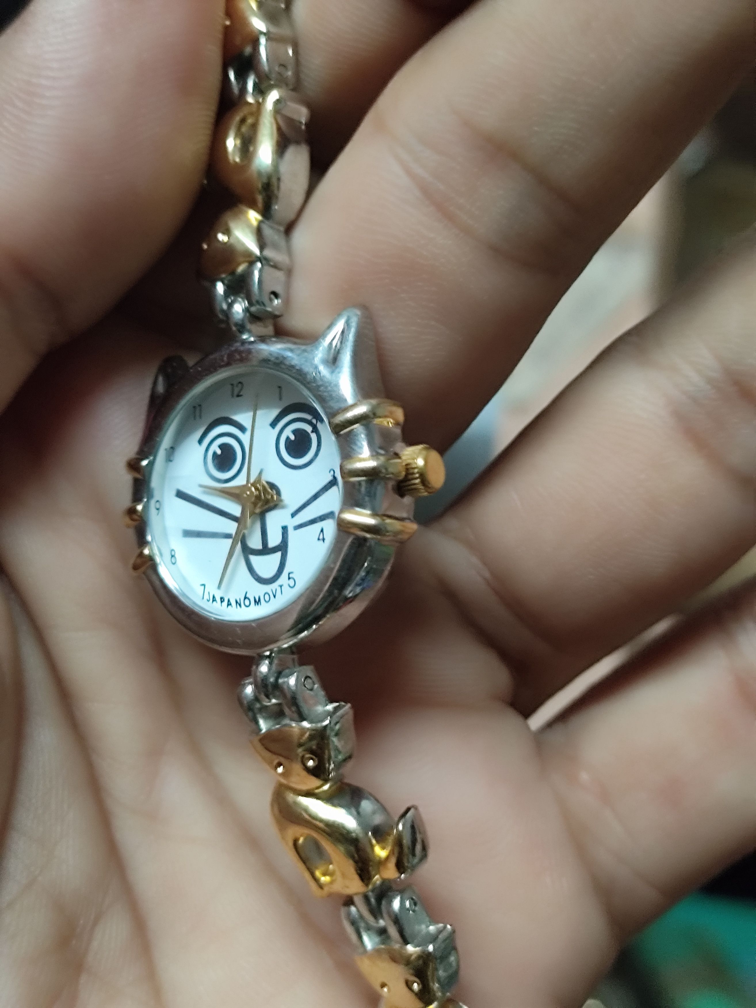 Japanese Brand × Vintage Kristine Quartz Watch Japan Made. Cat Shape Design Size ONE SIZE - 2 Thumbnail