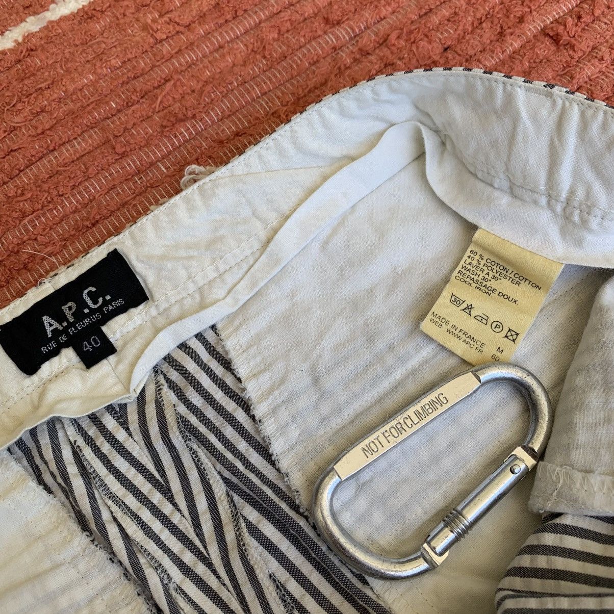 A.P.C. A.P.C. Martin Striped Cotton Trousers Size 30" / US 8 / IT 44 - 5 Thumbnail