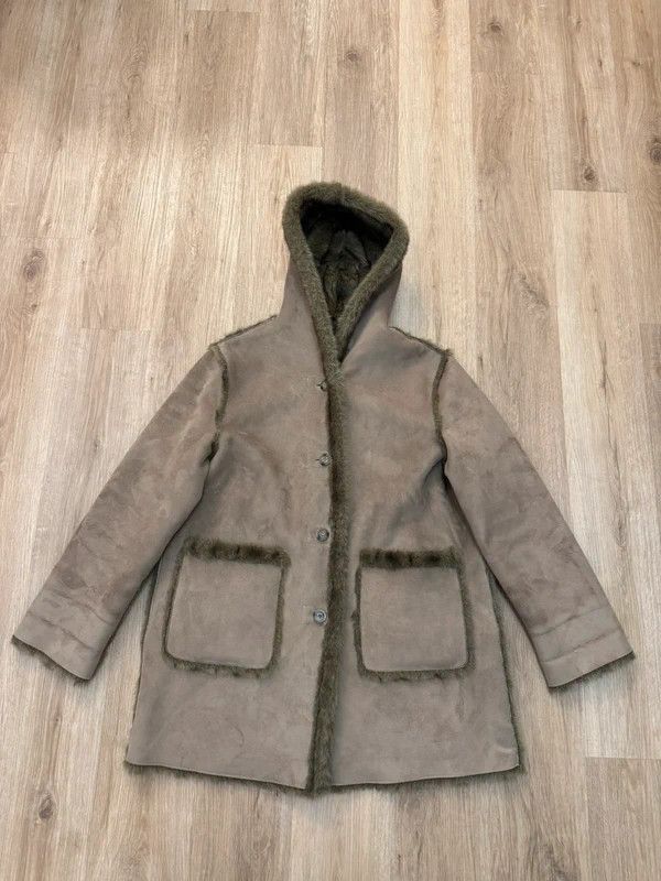 KARA KARA Faux Fur Reversible Coat Poliester size XXL Size XXL / US 16-18 / IT 52-54 - 2 Thumbnail