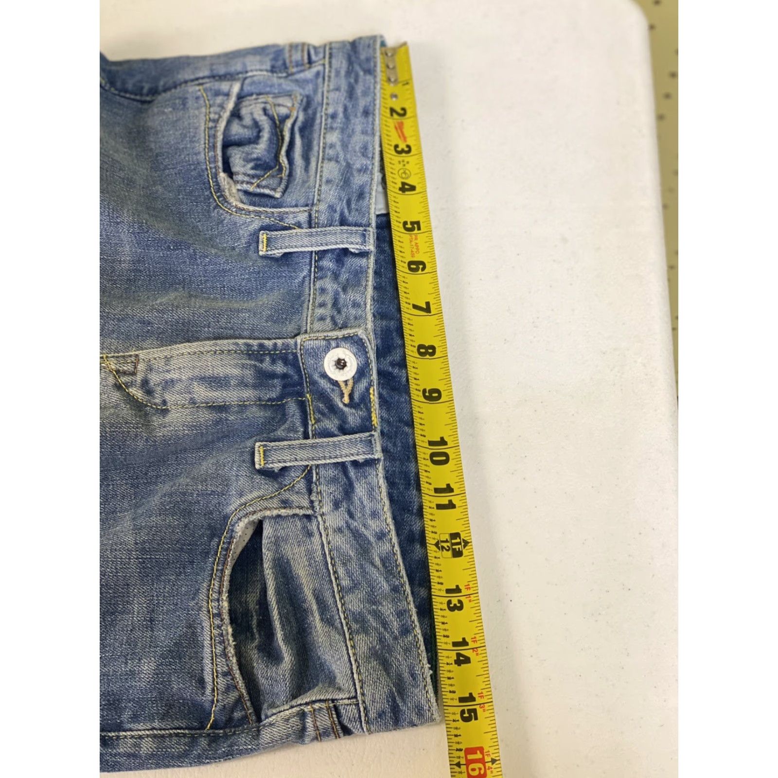 Denime VINTAGE Loomstate Jeans Bootcut Denim 30x34 Blue Low Rise Womens 30 Regular Girls? Size 30" / US 8 / IT 44 - 6 Thumbnail