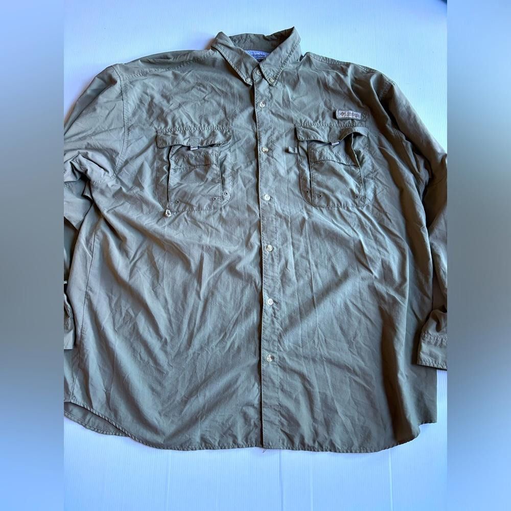 Columbia Columbia Button-Down Long Sleeve Shirt Size US XXL / EU 58 / 5 - 1 Thumbnail