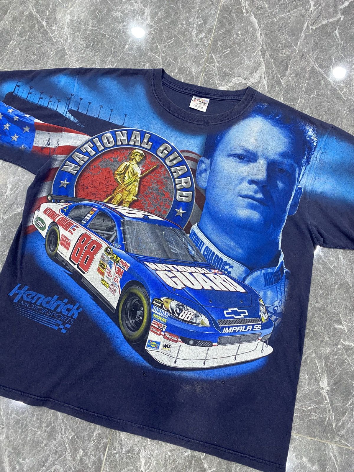 NASCAR Vintage Dale Earnhardt Nascar AOP Tee Size US XL / EU 56 / 4 - 4 Thumbnail