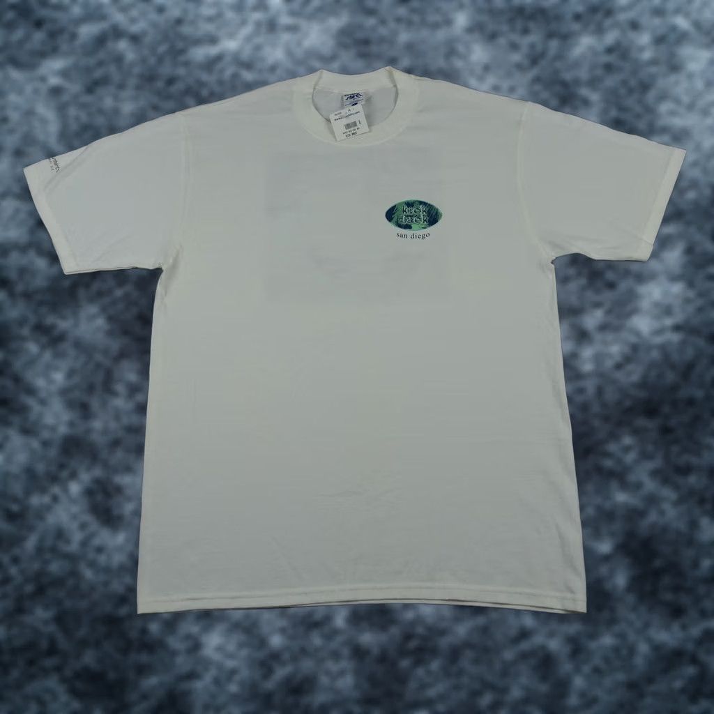 Vintage Crazy Shirts Shirt Mens L White Kick Back San Diego Hammock Graphic Tee VTG Size US L / EU 52-54 / 3 - 1 Thumbnail