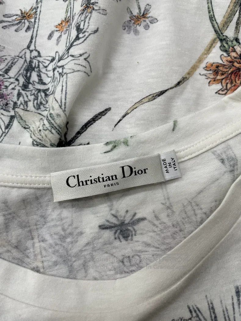 Dior Dior Plant dragonfly flower print short-sleeved T-shirt Size L / US 10 / IT 46 - 4 Thumbnail