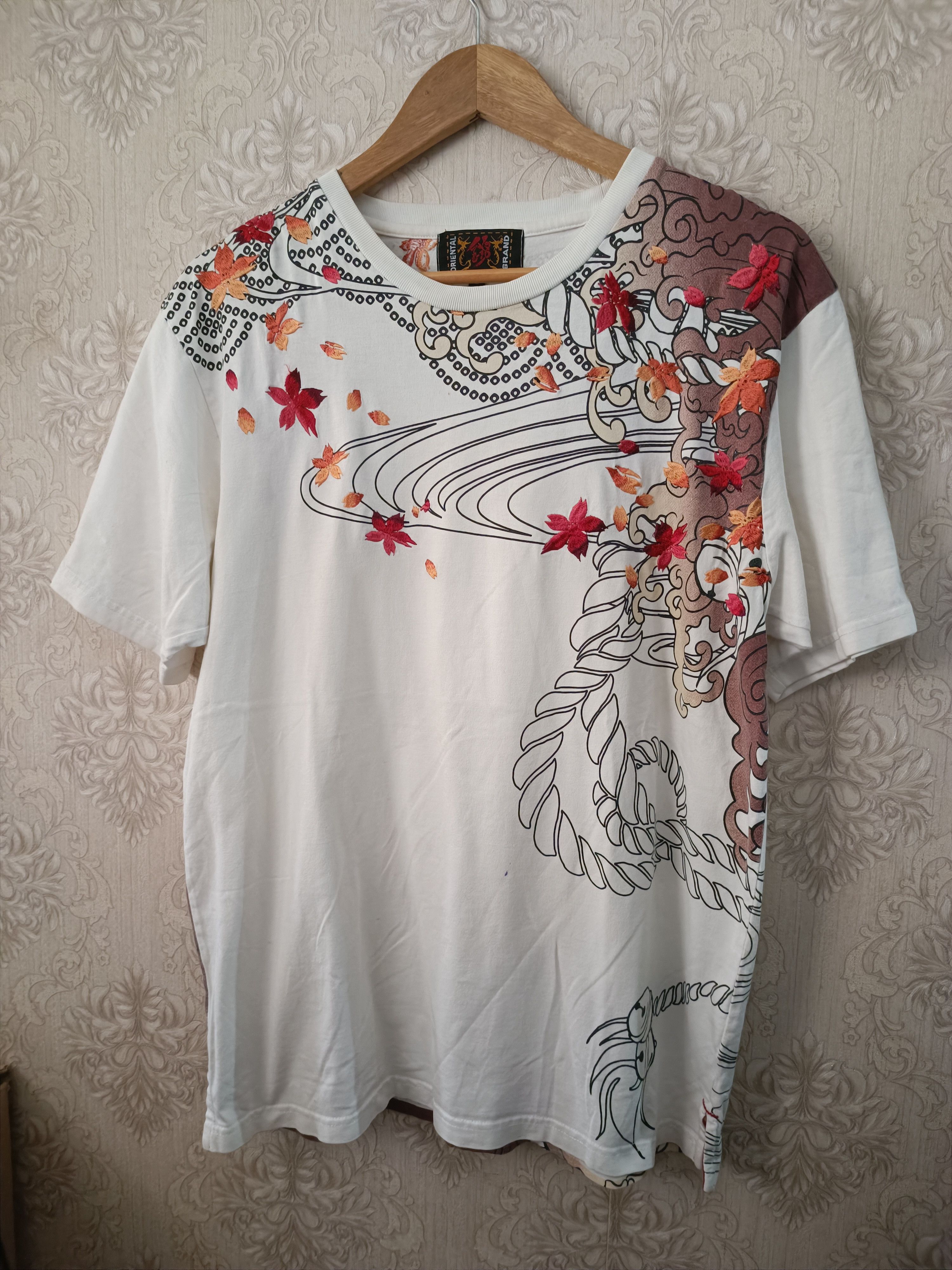 Japanese Brand ♦️Japanese Embroidered Sukajan T Shirt Size US M / EU 48-50 / 2 - 2 Thumbnail
