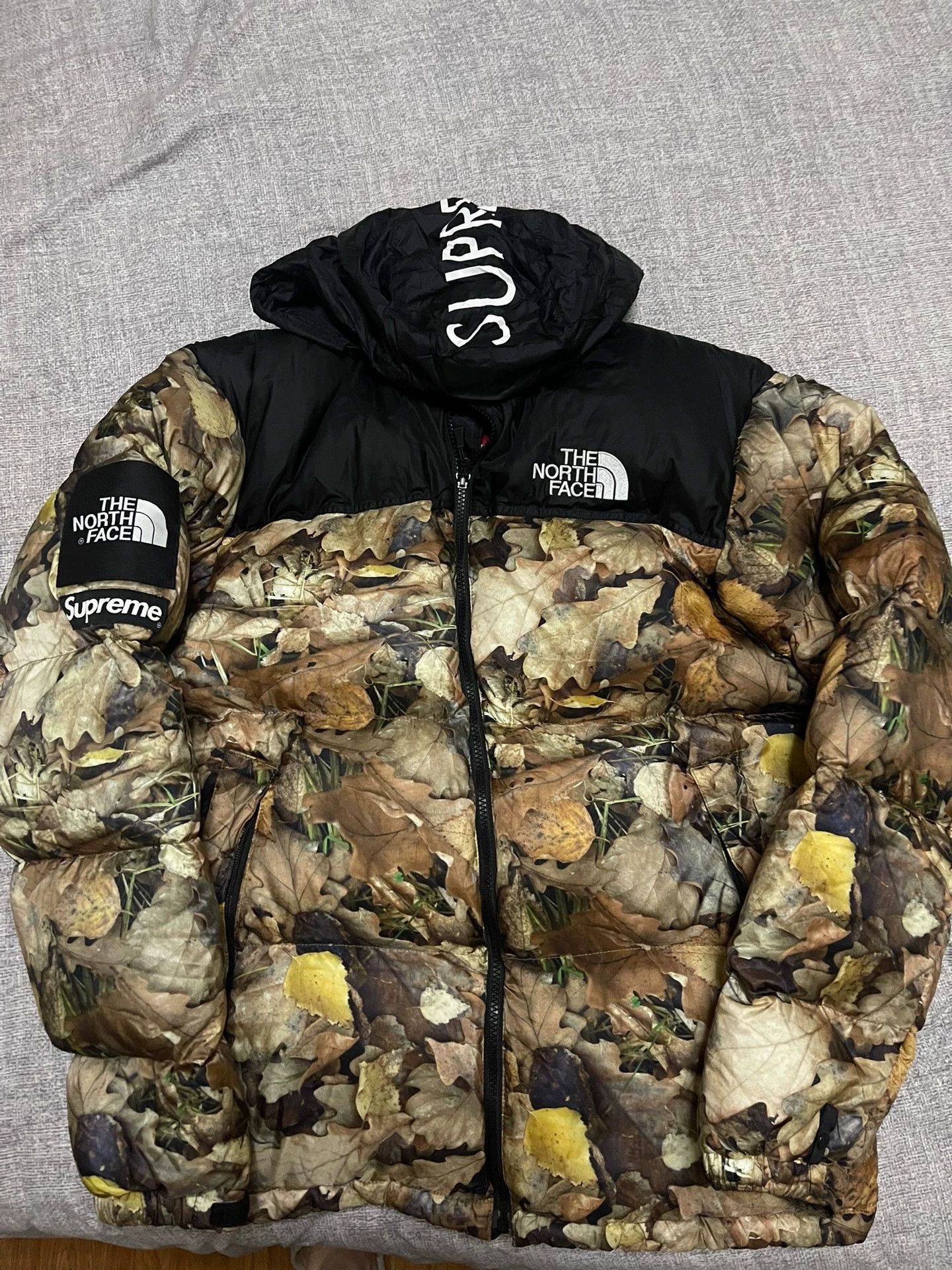 Supreme Supreme x TNF Fallen Leaves Down Jacket L Size US L / EU 52-54 / 3 - 1 Thumbnail