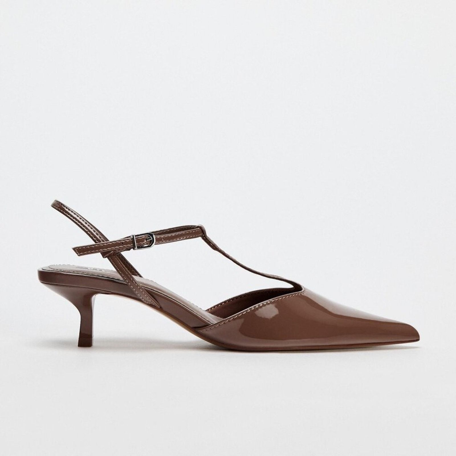 Zara ZARA Faux Patent Leather Heels Size US 10 / IT 40 - 13 Thumbnail