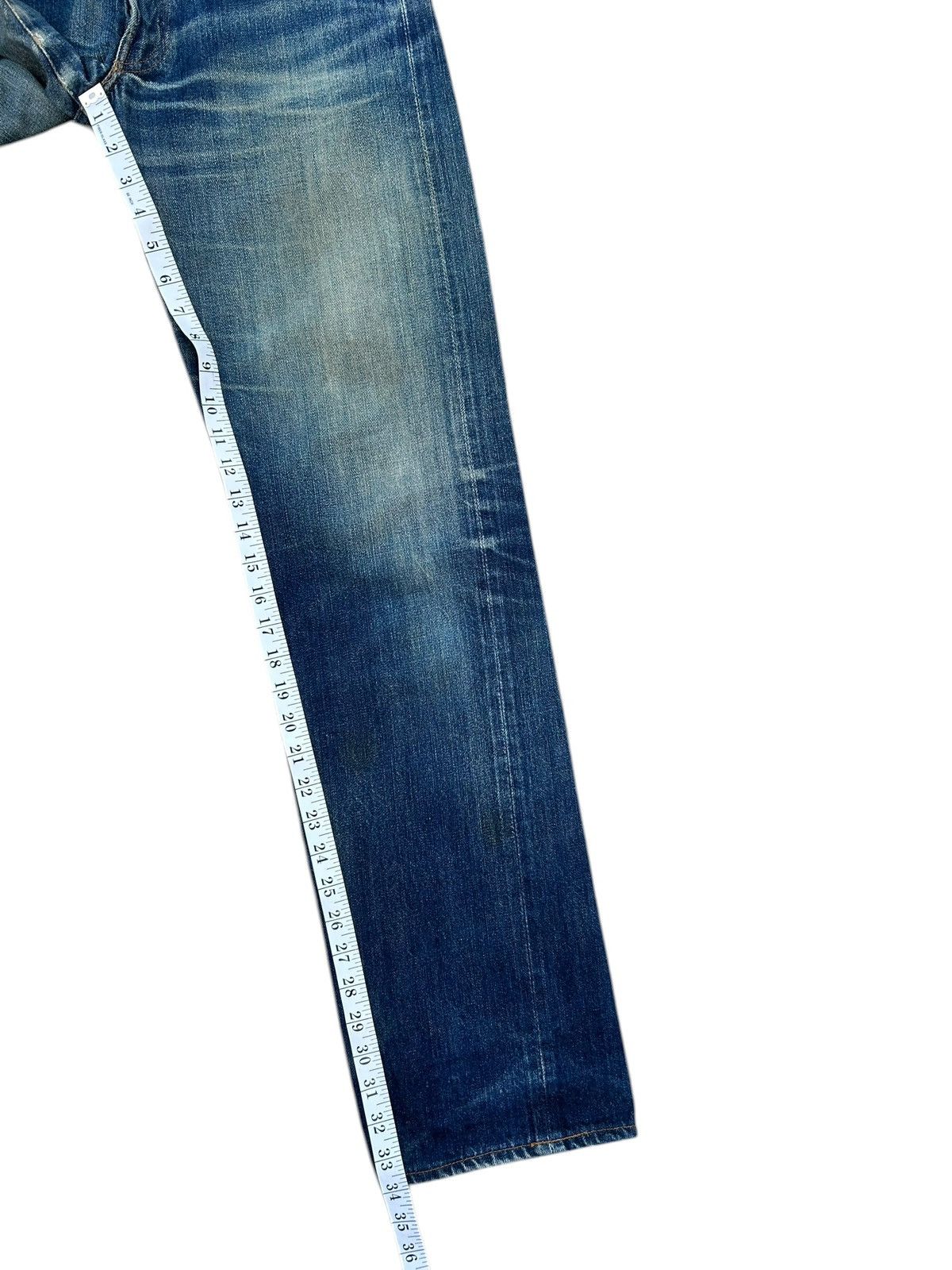Kapital Vintage Levis Big E Selvedge Distressed Denim Jeans Size US 30 / EU 46 - 22 Thumbnail