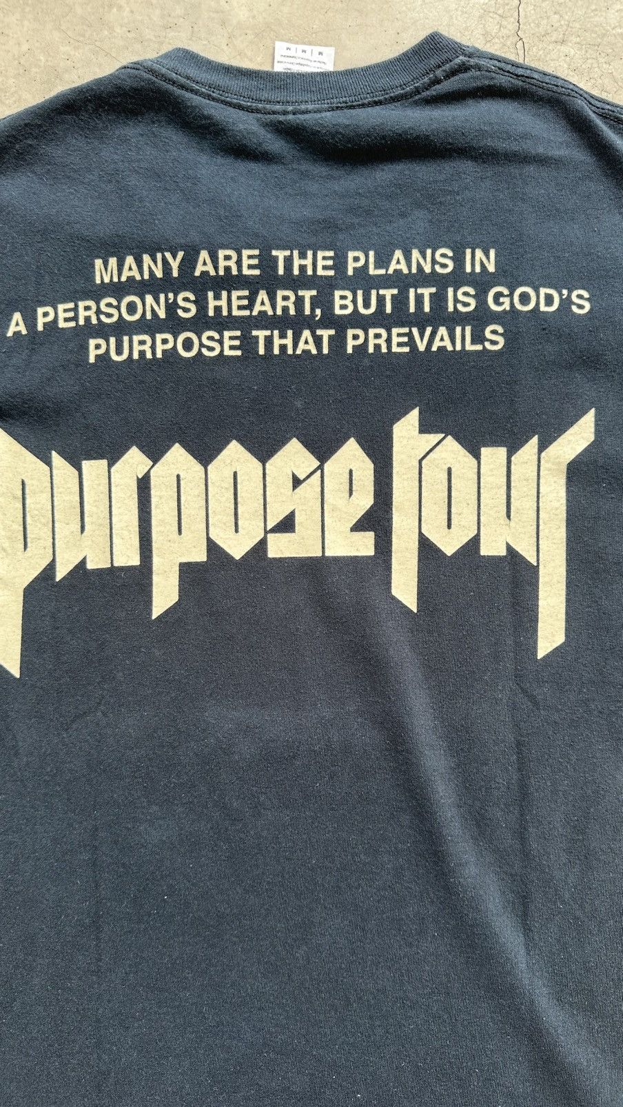 Gildan × Justin Bieber Y2K JUSTIN BIEBER PURPOSE TOUR TEE Size US M / EU 48-50 / 2 - 6 Thumbnail