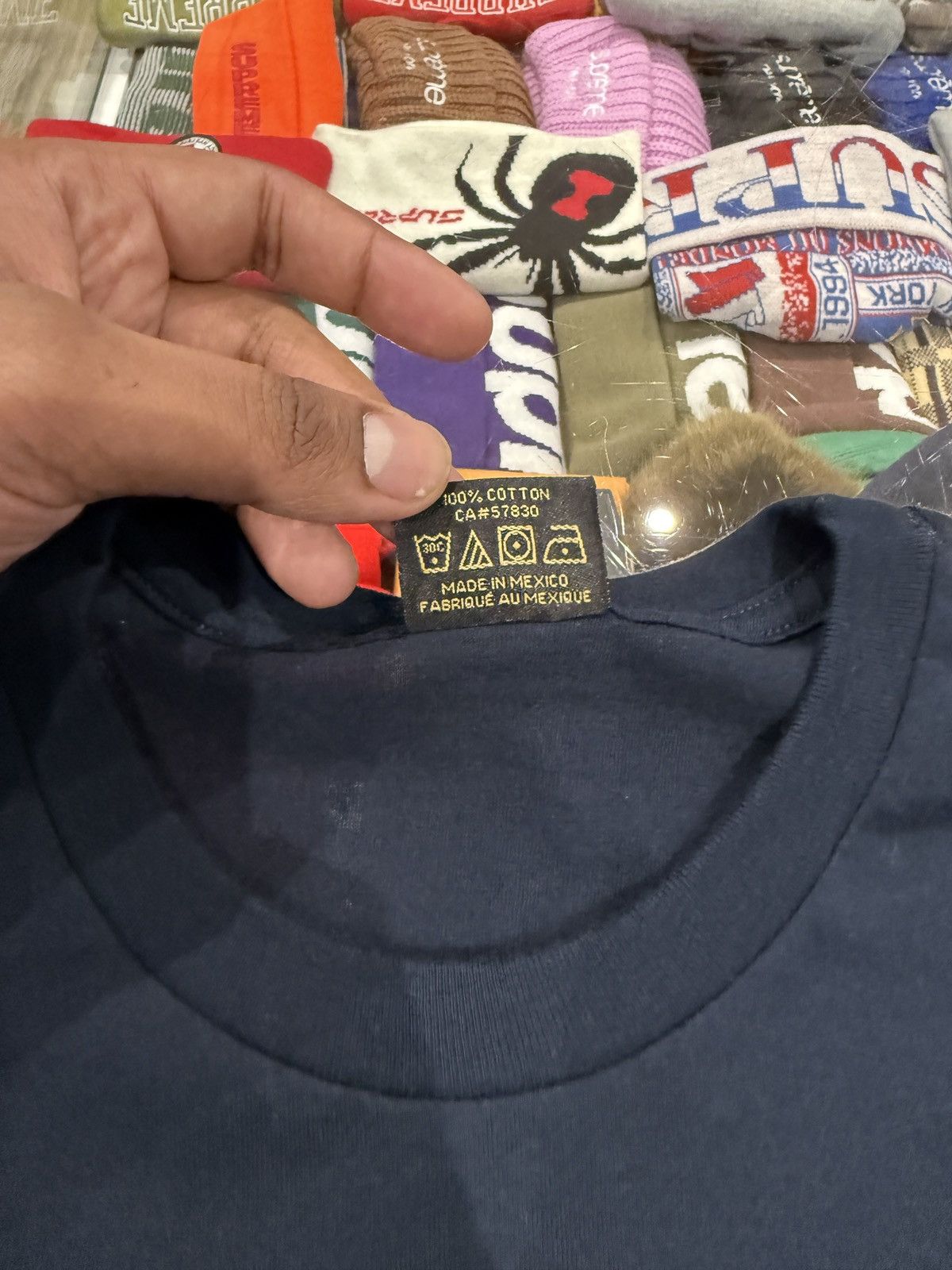 October's Very Own OVO OG Owl USA Flag Shirt Navy Size: XXL Size US XXL / EU 58 / 5 - 5 Thumbnail