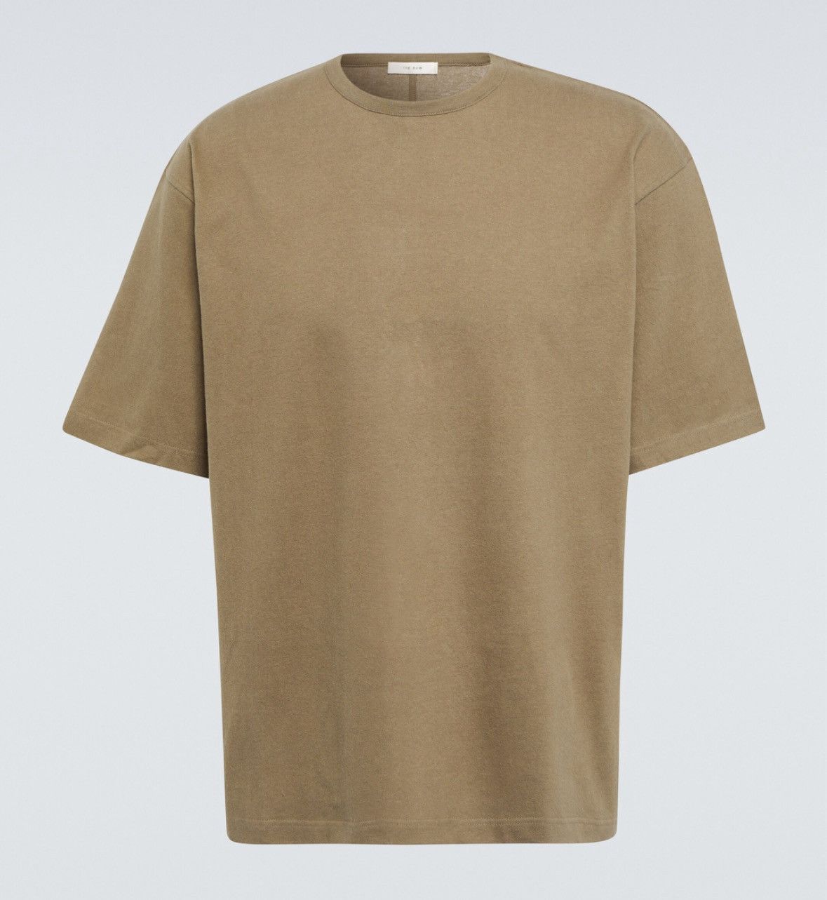 The Row The Row Mens Steven Cotton Jersey T-Shirt in Brown Taupe XL Size US XL / EU 56 / 4 - 1 Thumbnail