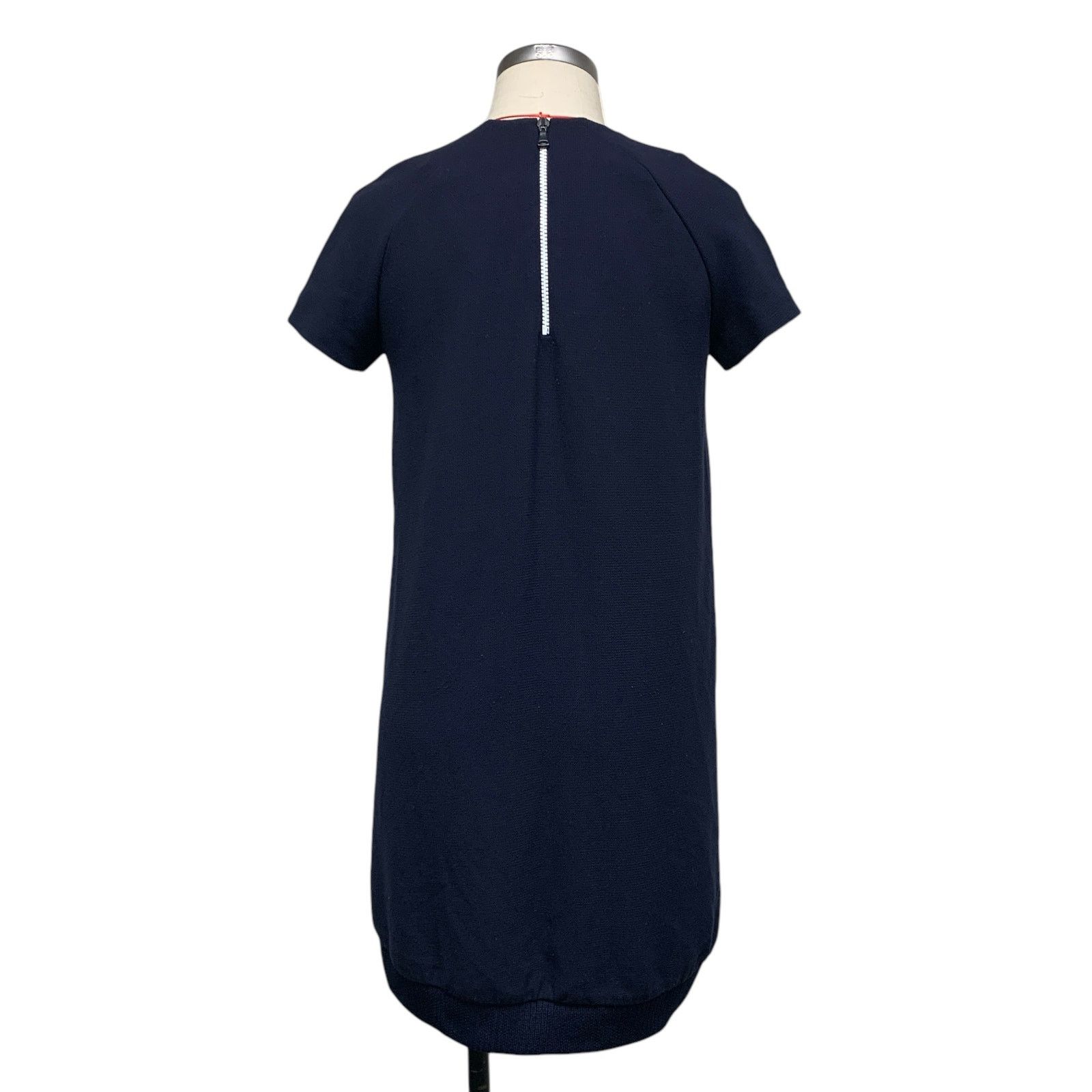 Zara Zara Womens Size M Blue Short Sleeve Dress Size M / US 6-8 / IT 42-44 - 4 Thumbnail
