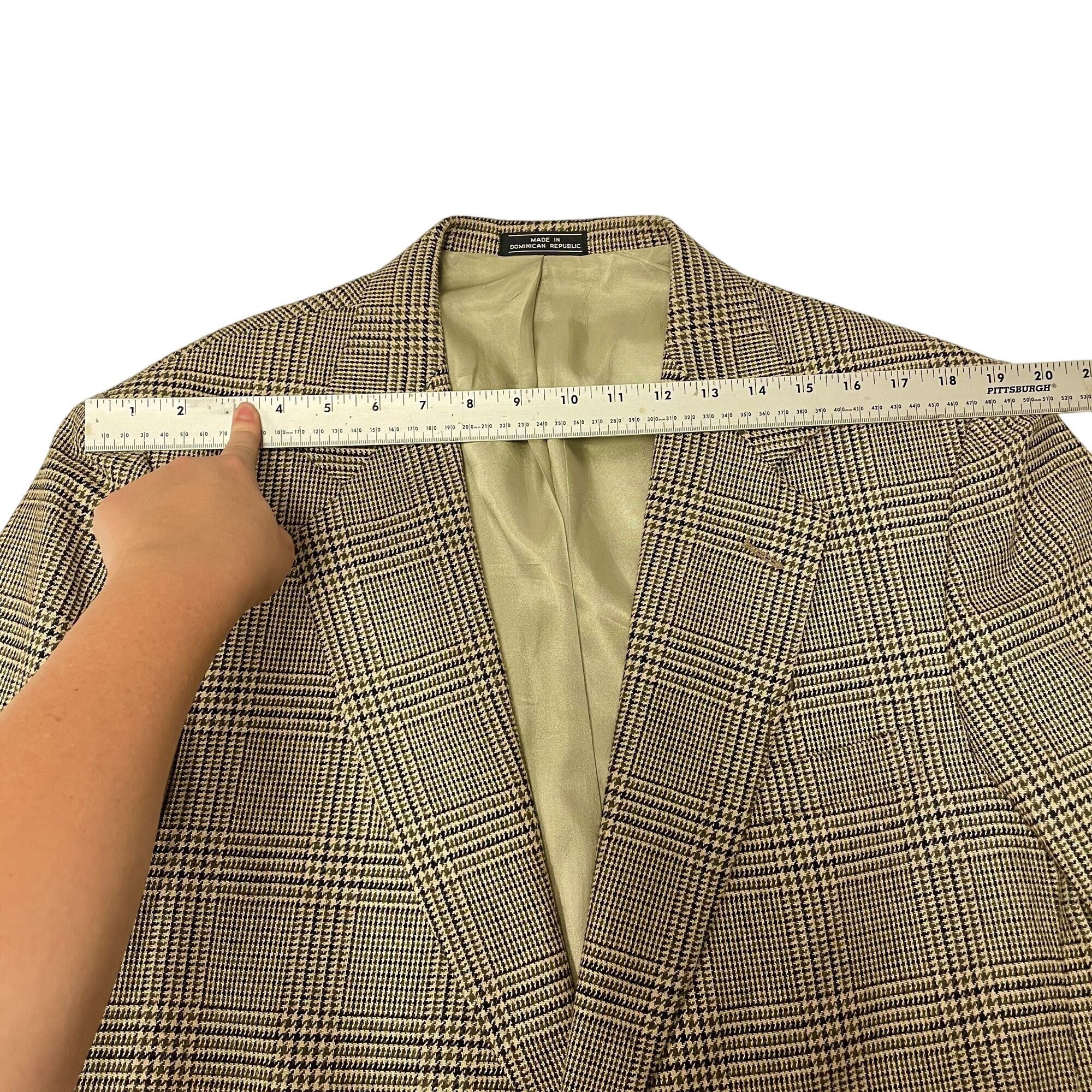 Other Signature Collection Sport Coat Gold Green Overcheck Jacket Size 42R - 11 Thumbnail