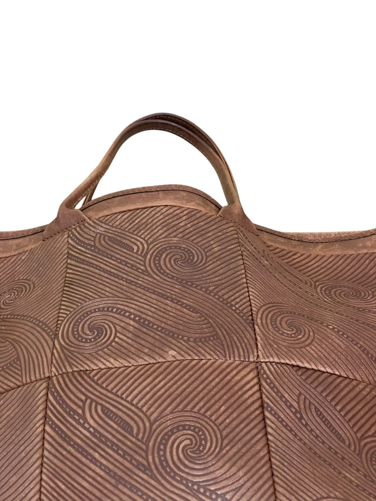 Genuine Leather Embossed Full Leather Ursule Beau Geste Paris Tote Bag 1🟩5 Size ONE SIZE - 9 Thumbnail
