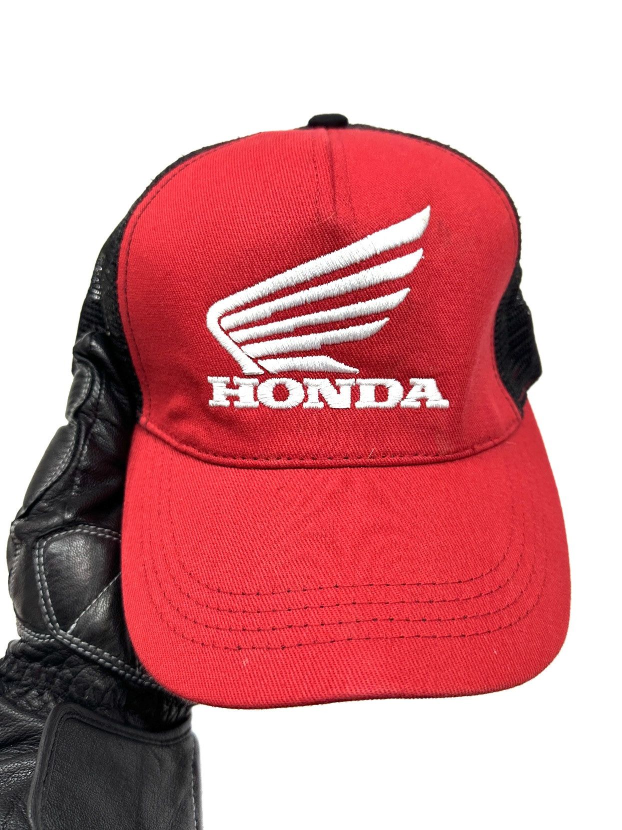 Honda Rare Vintage HONDA Racing Hat Baseball Cap Adjustable Size ONE SIZE - 2 Thumbnail