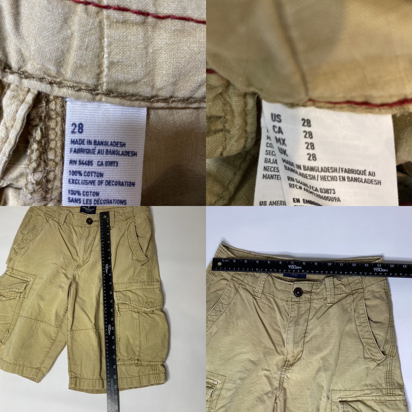 American Eagle Outfitters VINTAGE American Eagle AE Longboard Ripstop Cargo Shorts Shirt? Size US 28 / EU 44 - 8 Thumbnail