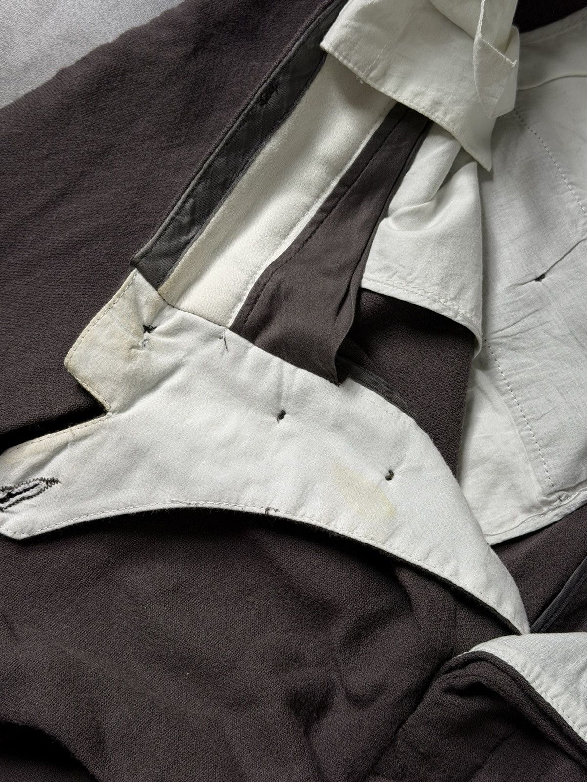Rick Owens F/W 10 "GLEAM" Cropped Pleated Runway Wool Pants Size US 32 / EU 48 - 16 Thumbnail