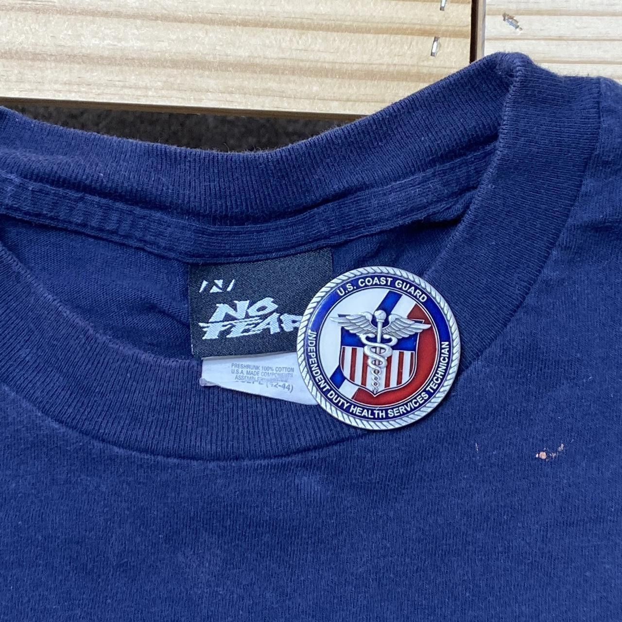No Fear Vintage No Fear Navy Blue Streetwear Tee Size Large Size US L / EU 52-54 / 3 - 3 Thumbnail
