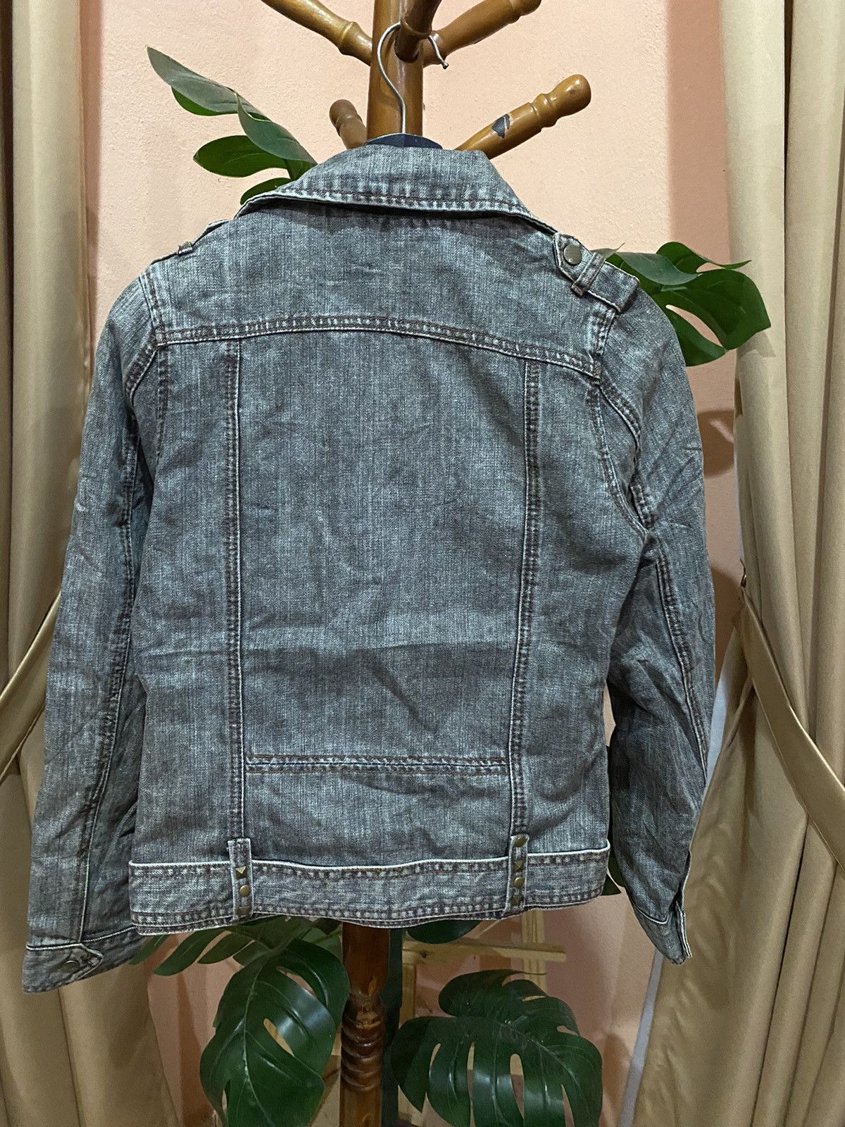 If Six Was Nine G-nals Vintage Denim Jacket with Leopard Print Lining Size XS / US 0-2 / IT 36-38 - 8 Thumbnail