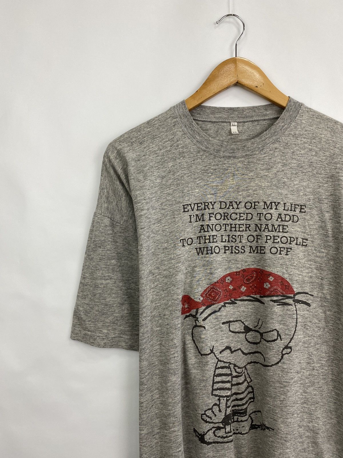Cartoon Network 🇺🇸 Vintage 90s Calvin and Hobbes T-Shirt Y2K Rare Retro Size US XL / EU 56 / 4 - 2 Thumbnail