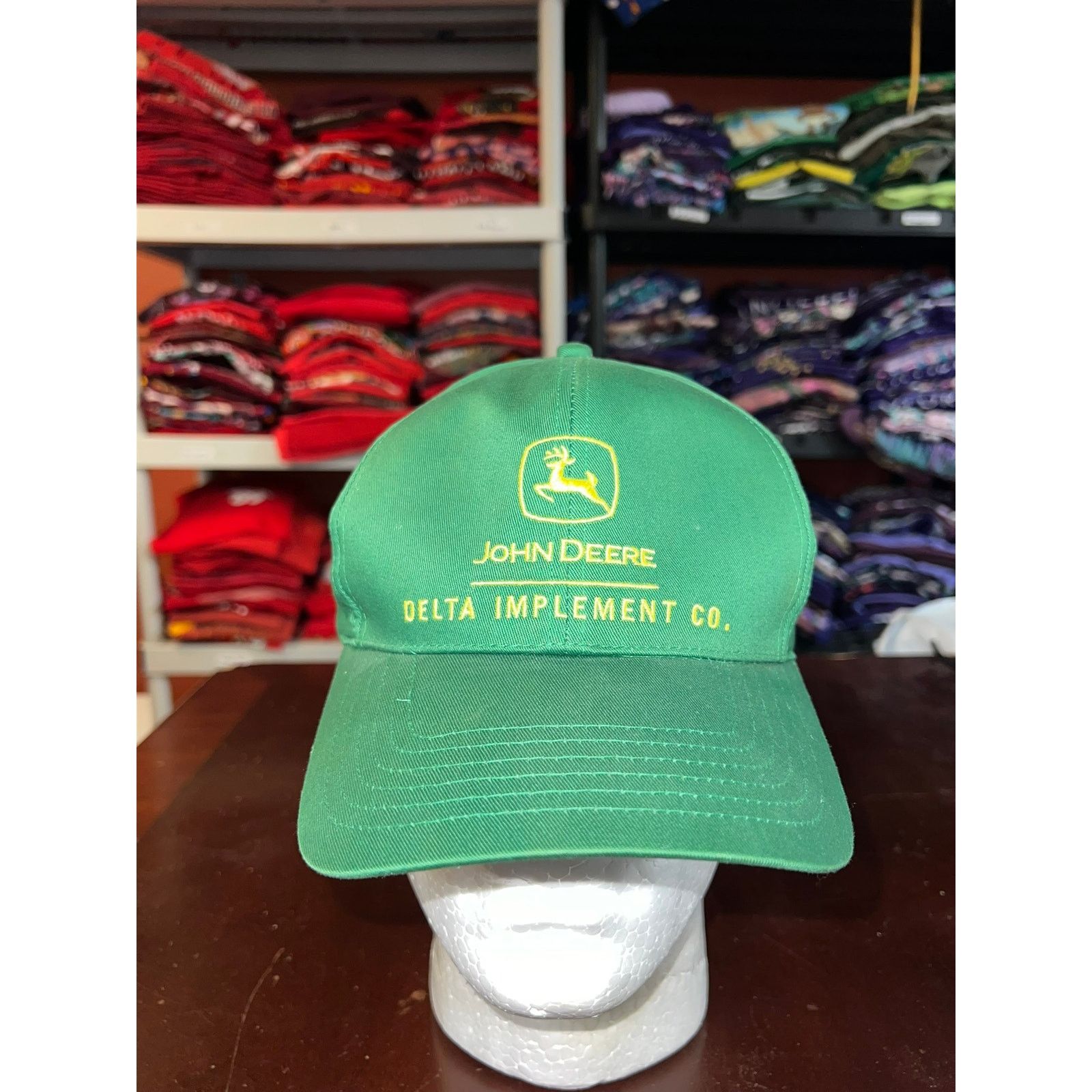 John Deere Vintage John Deere Hat Delta Implement Co Snapback headwear Size ONE SIZE - 1 Thumbnail